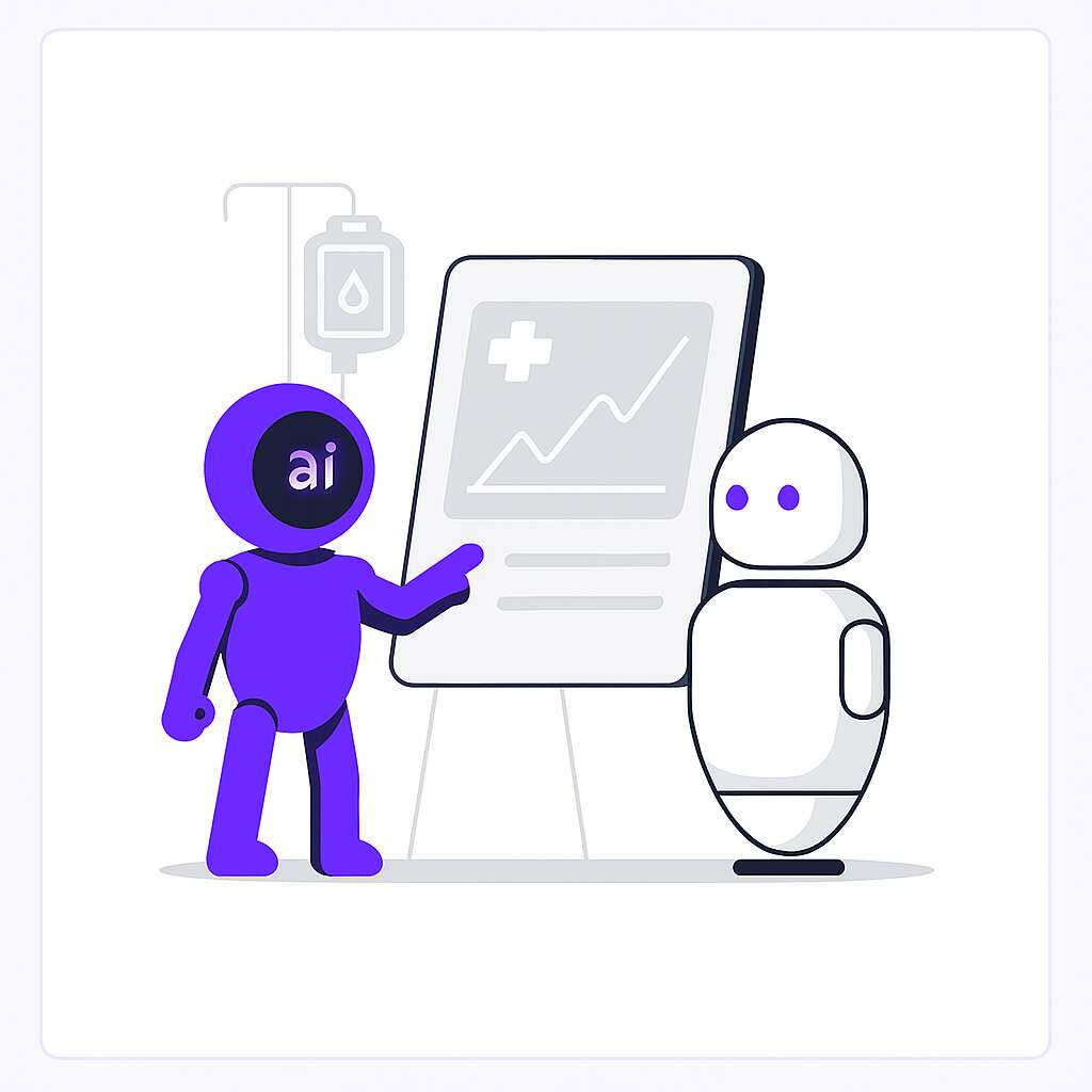Healthcare & Life Sciences AI solutions visualization